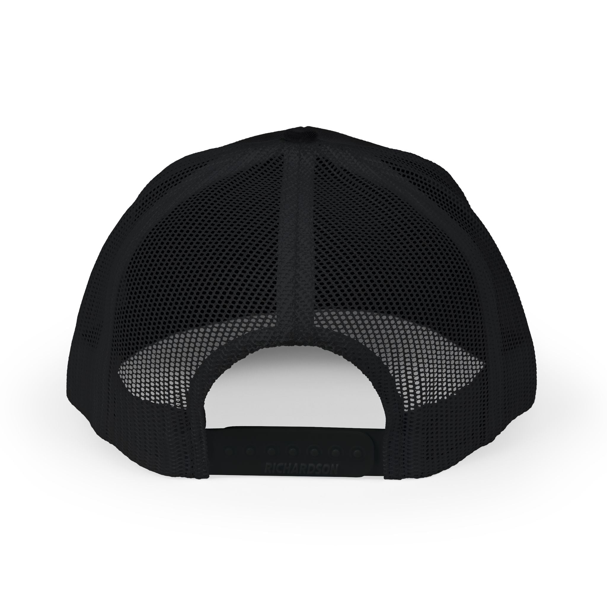 Priority Target Trucker Cap — Distressed Text Snapback Hat