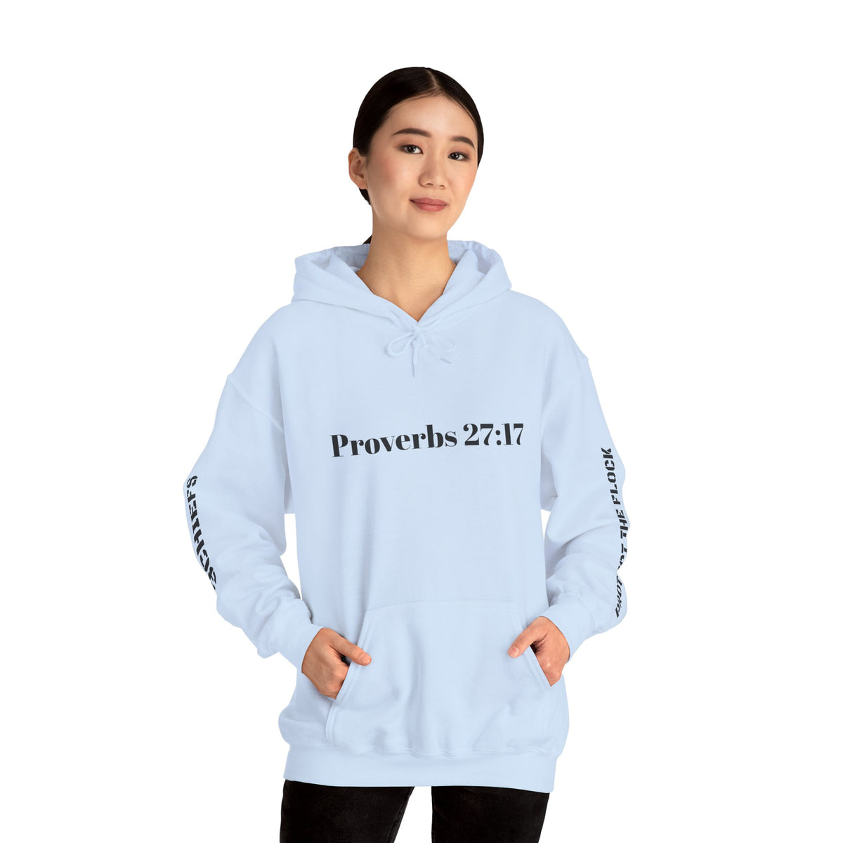 Proverbs 27:17 "I Am My Brother's Keeper" Hoodie — Christian Faith Pullover