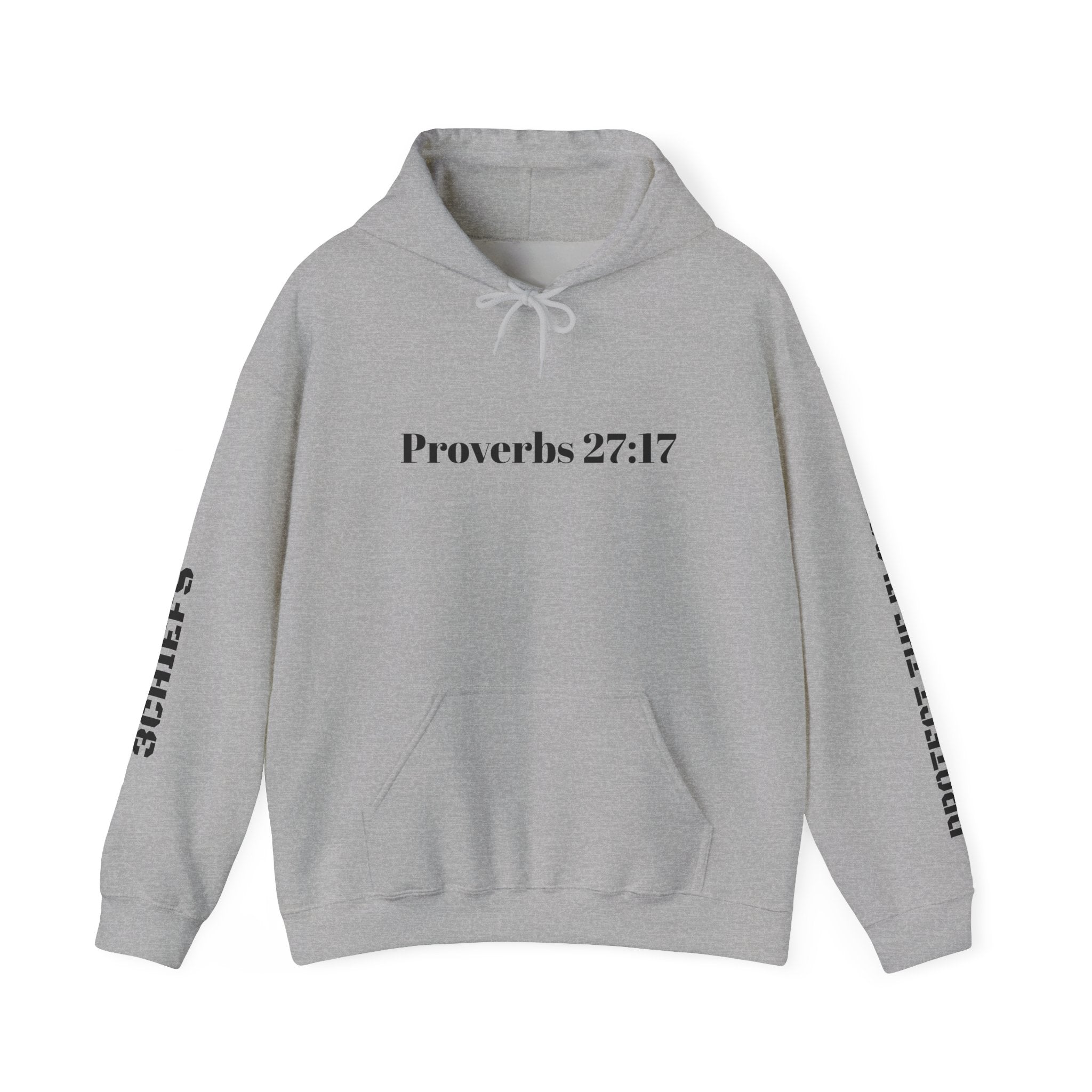 Proverbs 27:17 "I Am My Brother's Keeper" Hoodie — Christian Faith Pullover