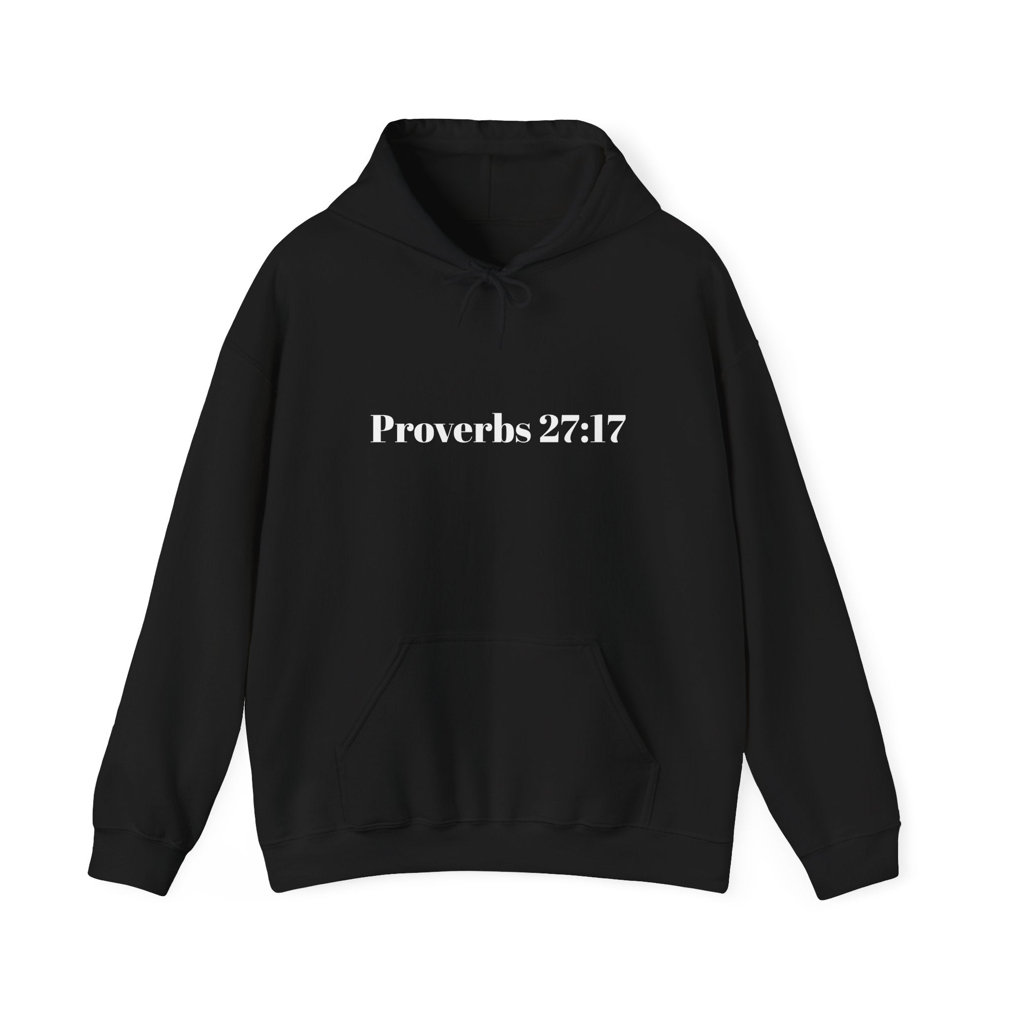 Proverbs 27:17 "I Am My Brother's Keeper" Hoodie — Christian Faith Pullover
