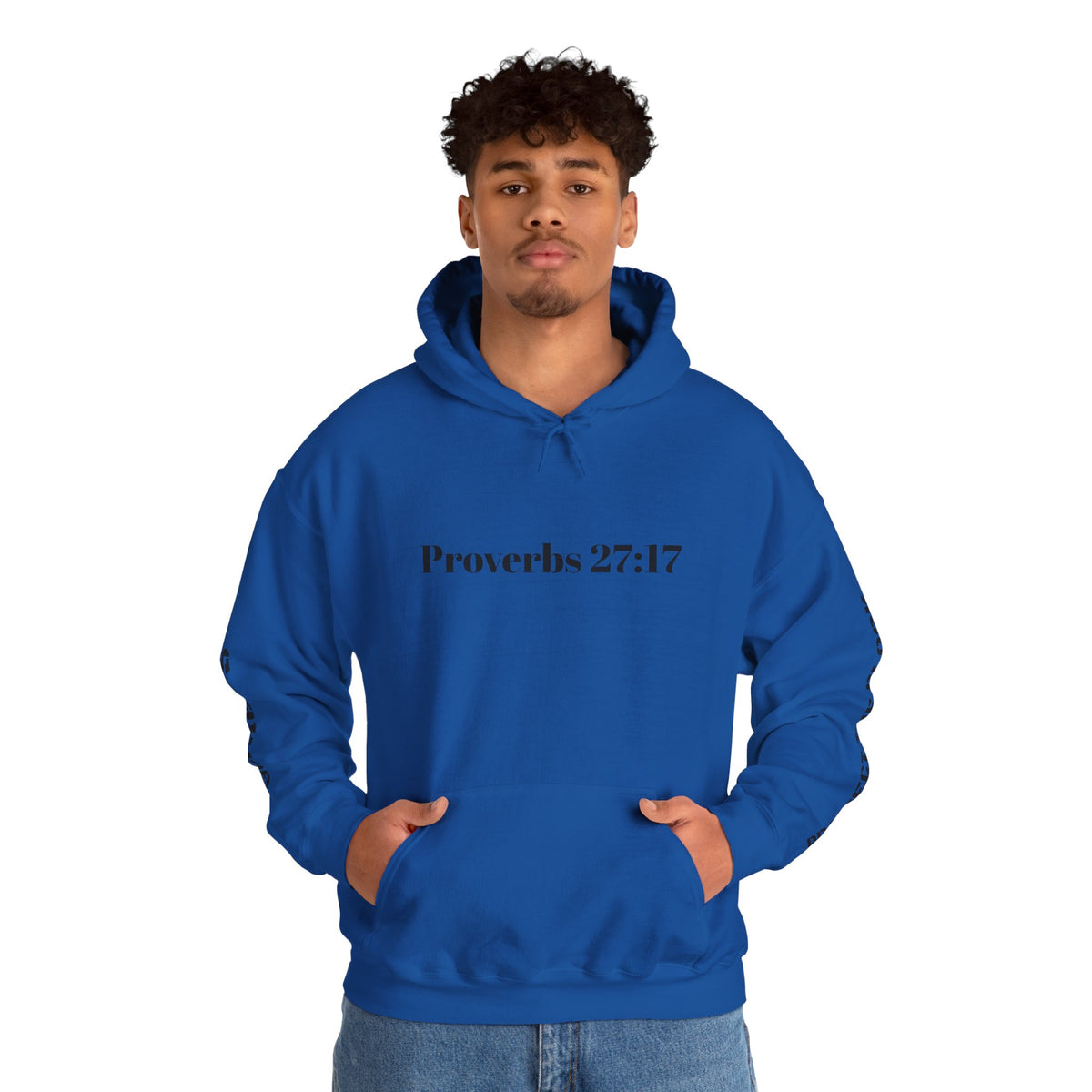 Proverbs 27:17 "I Am My Brother's Keeper" Hoodie — Christian Faith Pullover