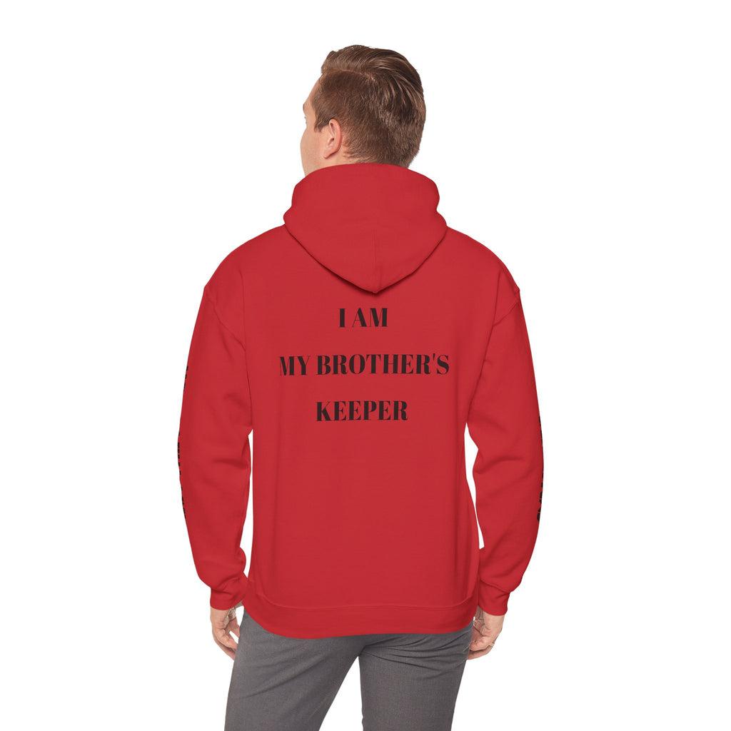 Proverbs 27:17 "I Am My Brother's Keeper" Hoodie — Christian Faith Pullover
