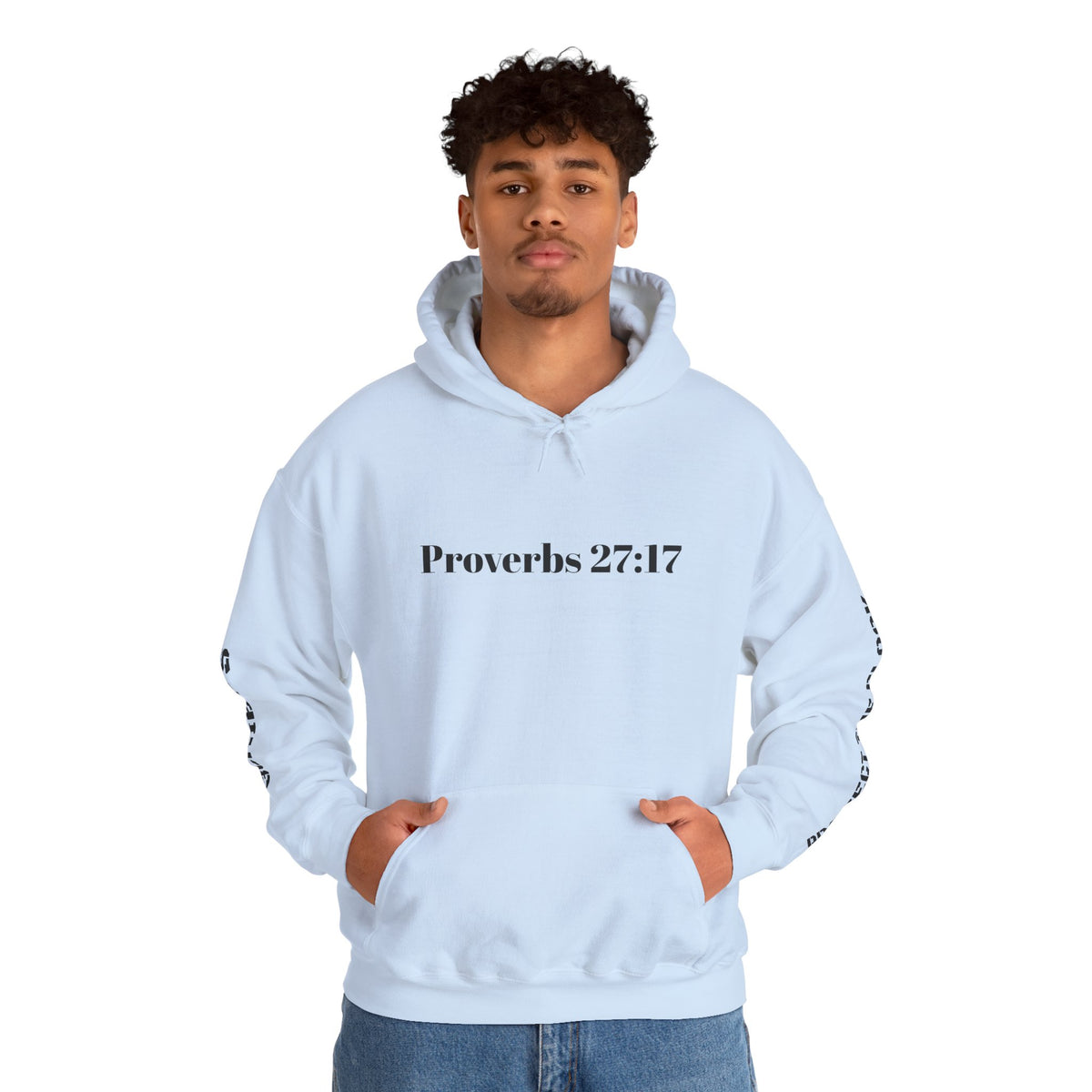 Proverbs 27:17 "I Am My Brother's Keeper" Hoodie — Christian Faith Pullover