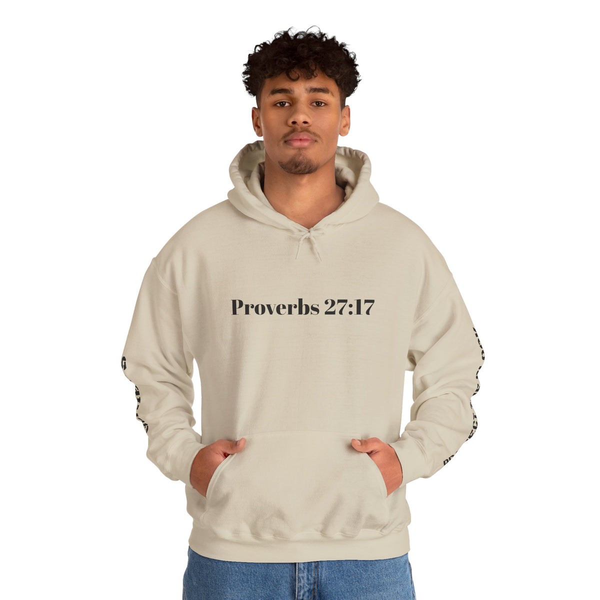 Proverbs 27:17 "I Am My Brother's Keeper" Hoodie — Christian Faith Pullover