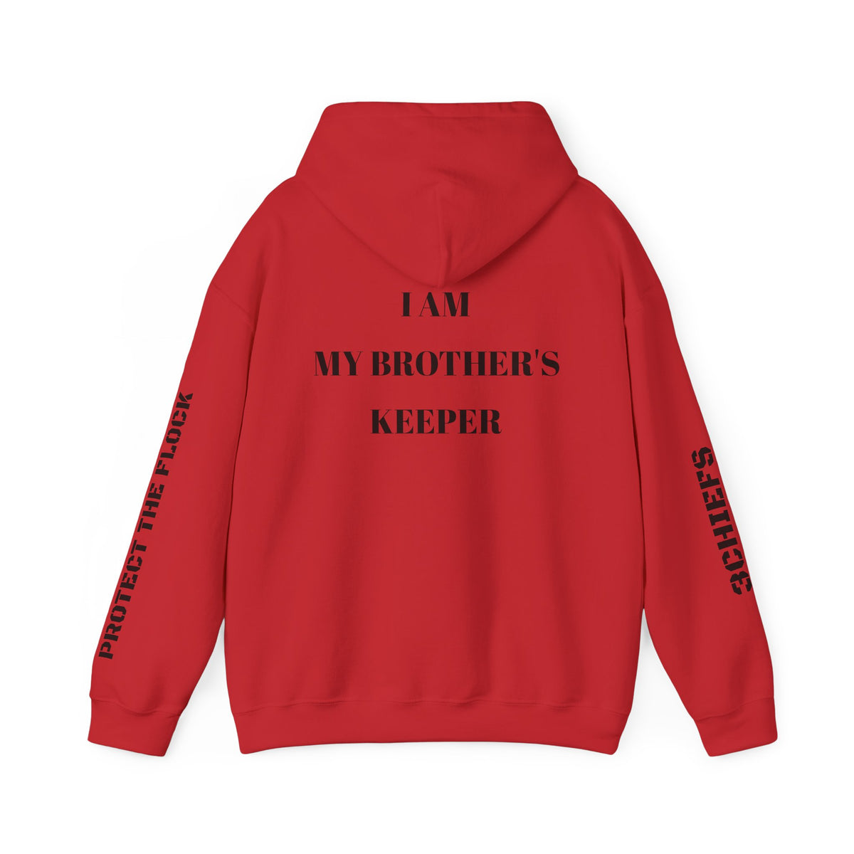 Proverbs 27:17 "I Am My Brother's Keeper" Hoodie — Christian Faith Pullover