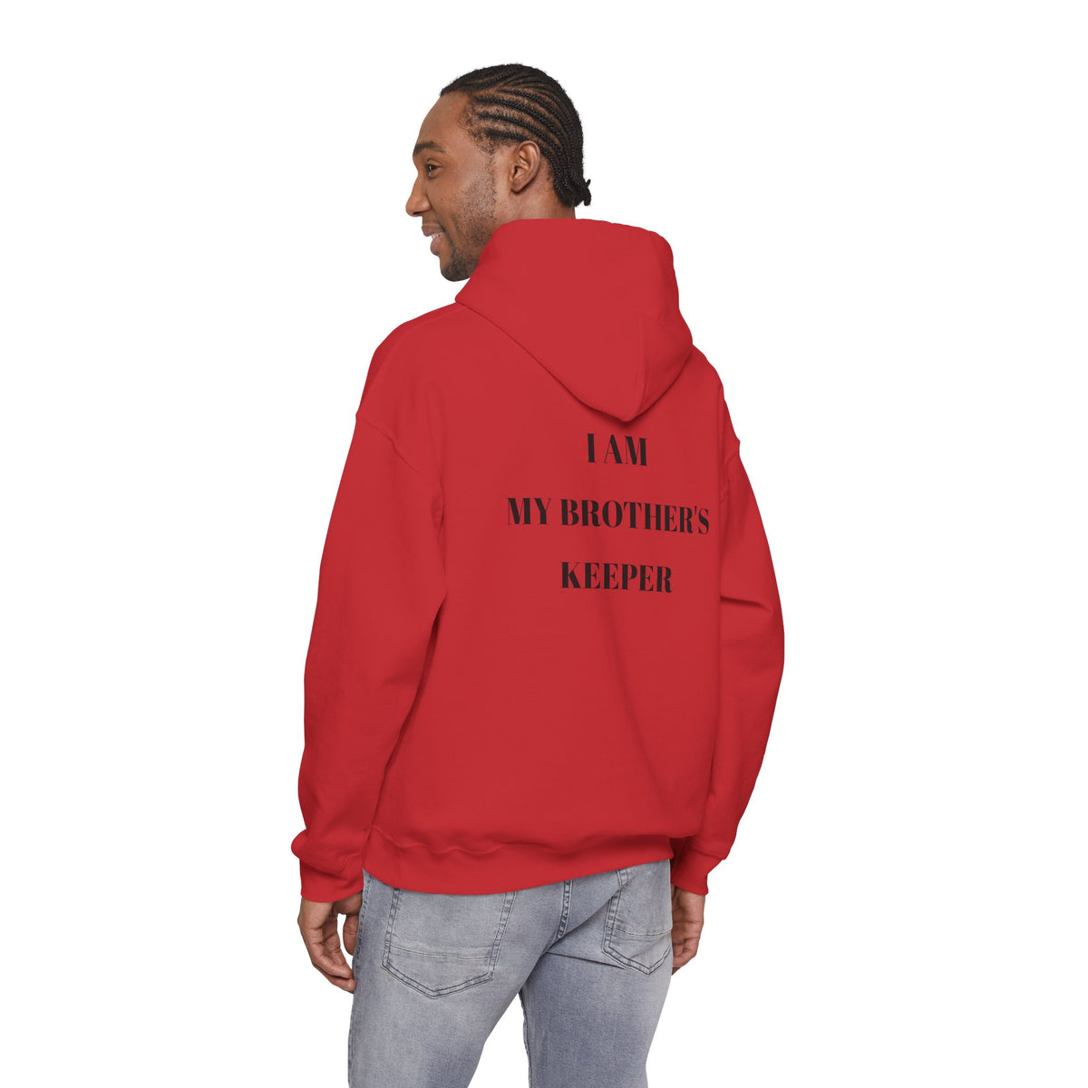 Proverbs 27:17 "I Am My Brother's Keeper" Hoodie — Christian Faith Pullover