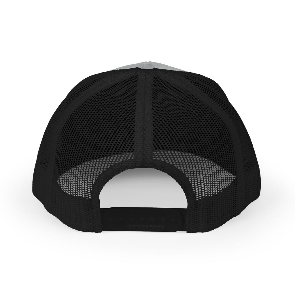 Priority Target Trucker Cap — Distressed Text Snapback Hat