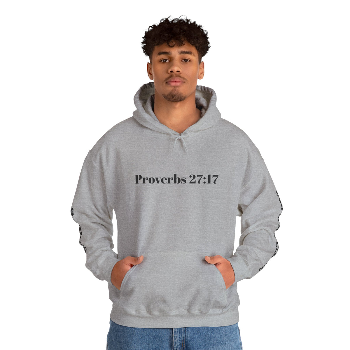 Proverbs 27:17 "I Am My Brother's Keeper" Hoodie — Christian Faith Pullover