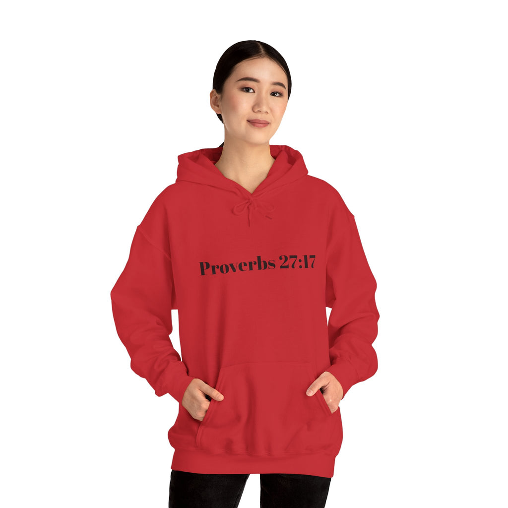 Proverbs 27:17 "I Am My Brother's Keeper" Hoodie — Christian Faith Pullover
