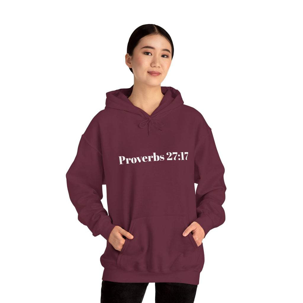 Proverbs 27:17 "I Am My Brother's Keeper" Hoodie — Christian Faith Pullover