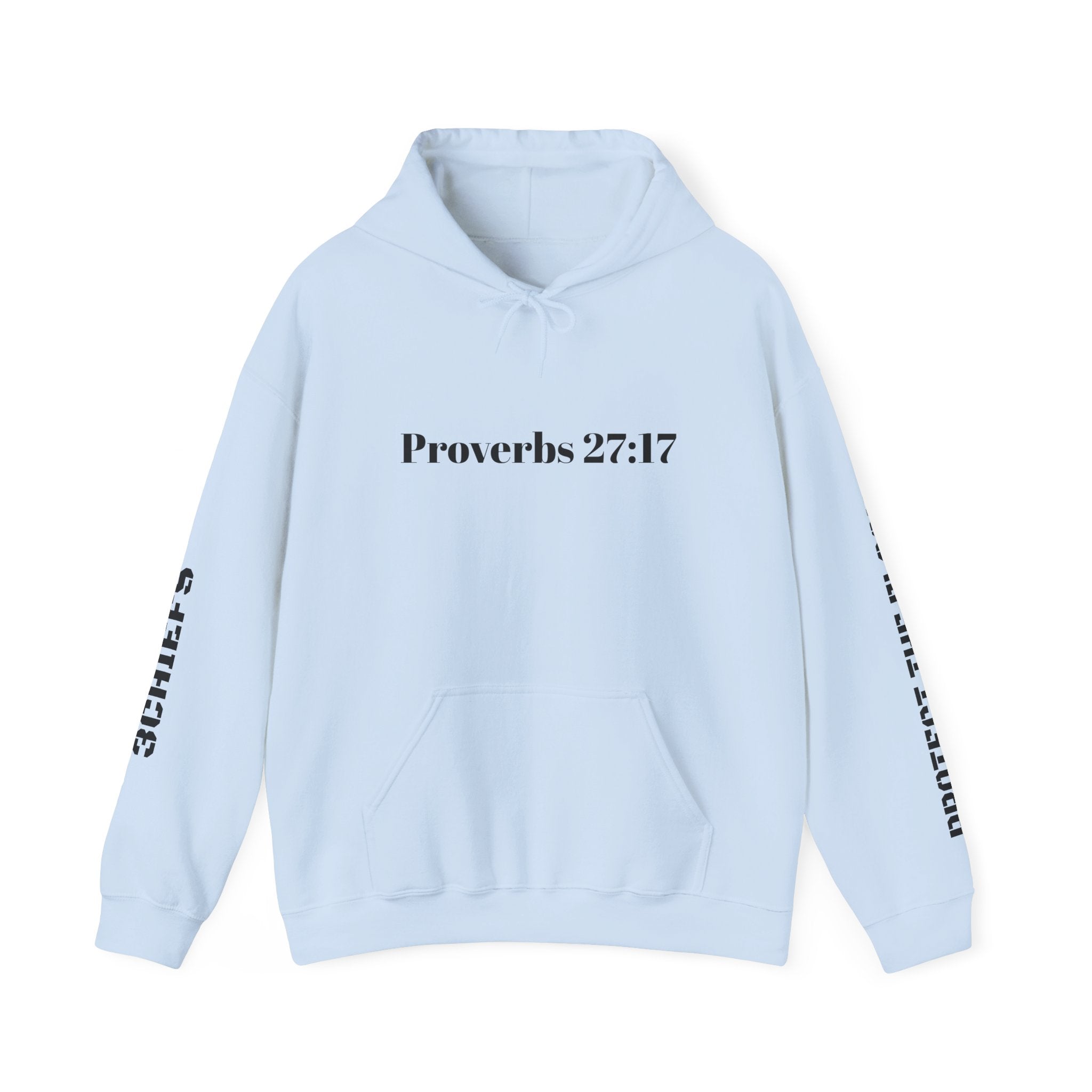 Proverbs 27:17 "I Am My Brother's Keeper" Hoodie — Christian Faith Pullover