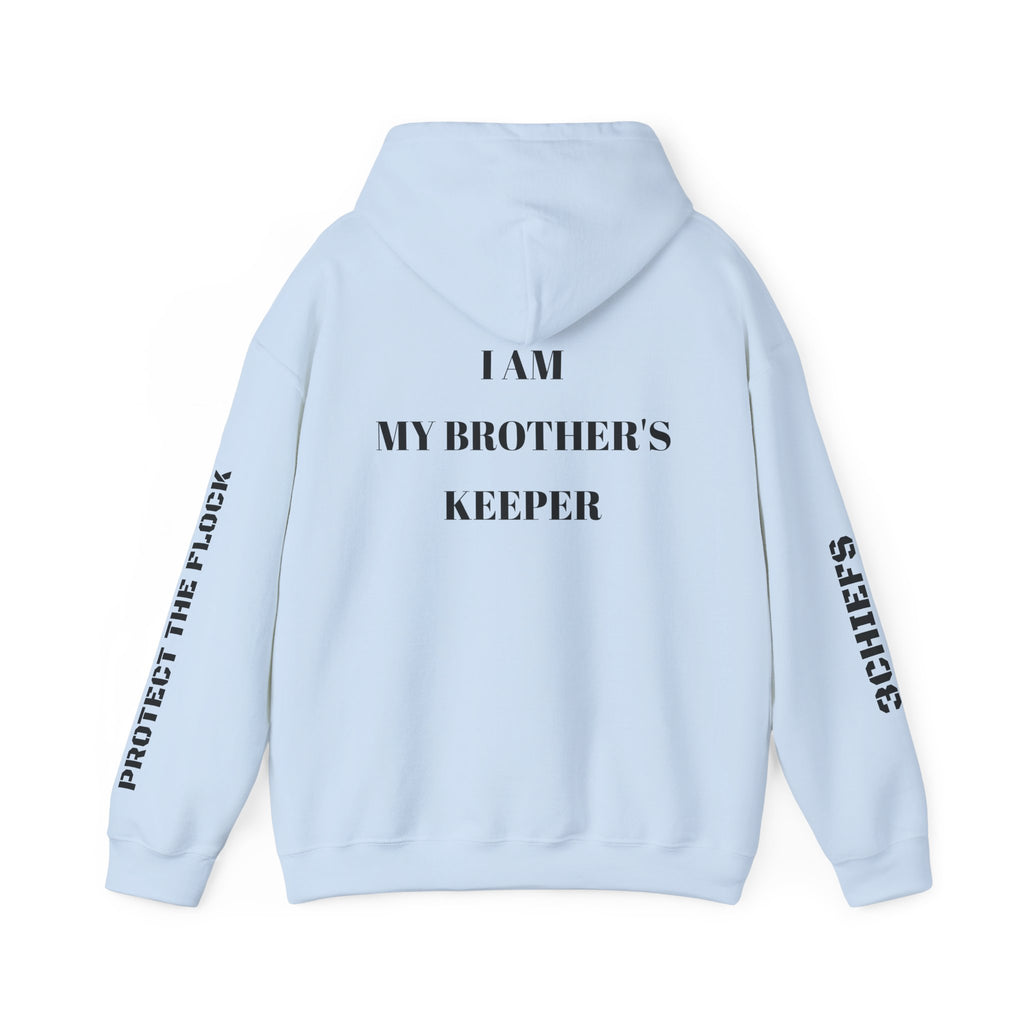 Proverbs 27:17 "I Am My Brother's Keeper" Hoodie — Christian Faith Pullover