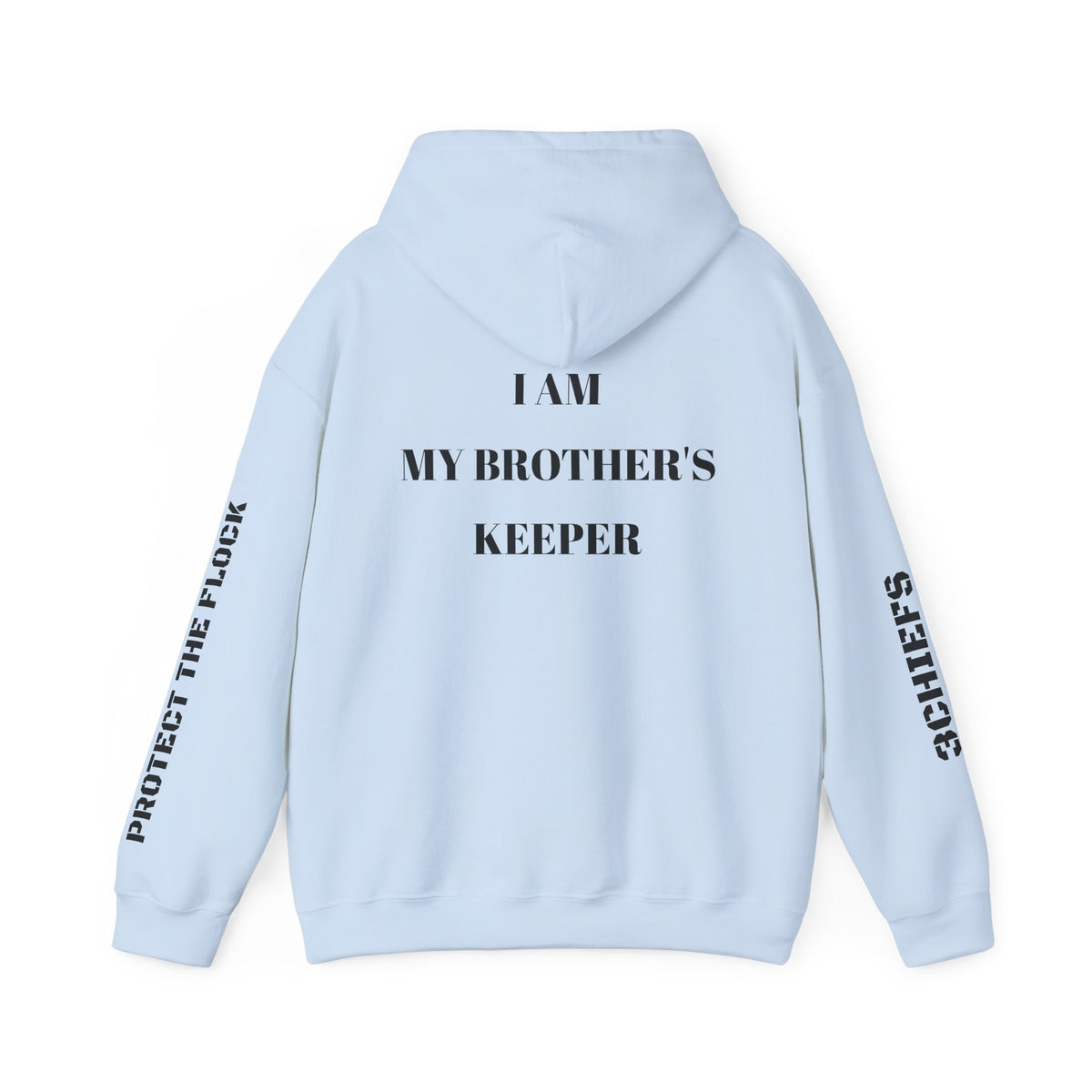 Proverbs 27:17 "I Am My Brother's Keeper" Hoodie — Christian Faith Pullover