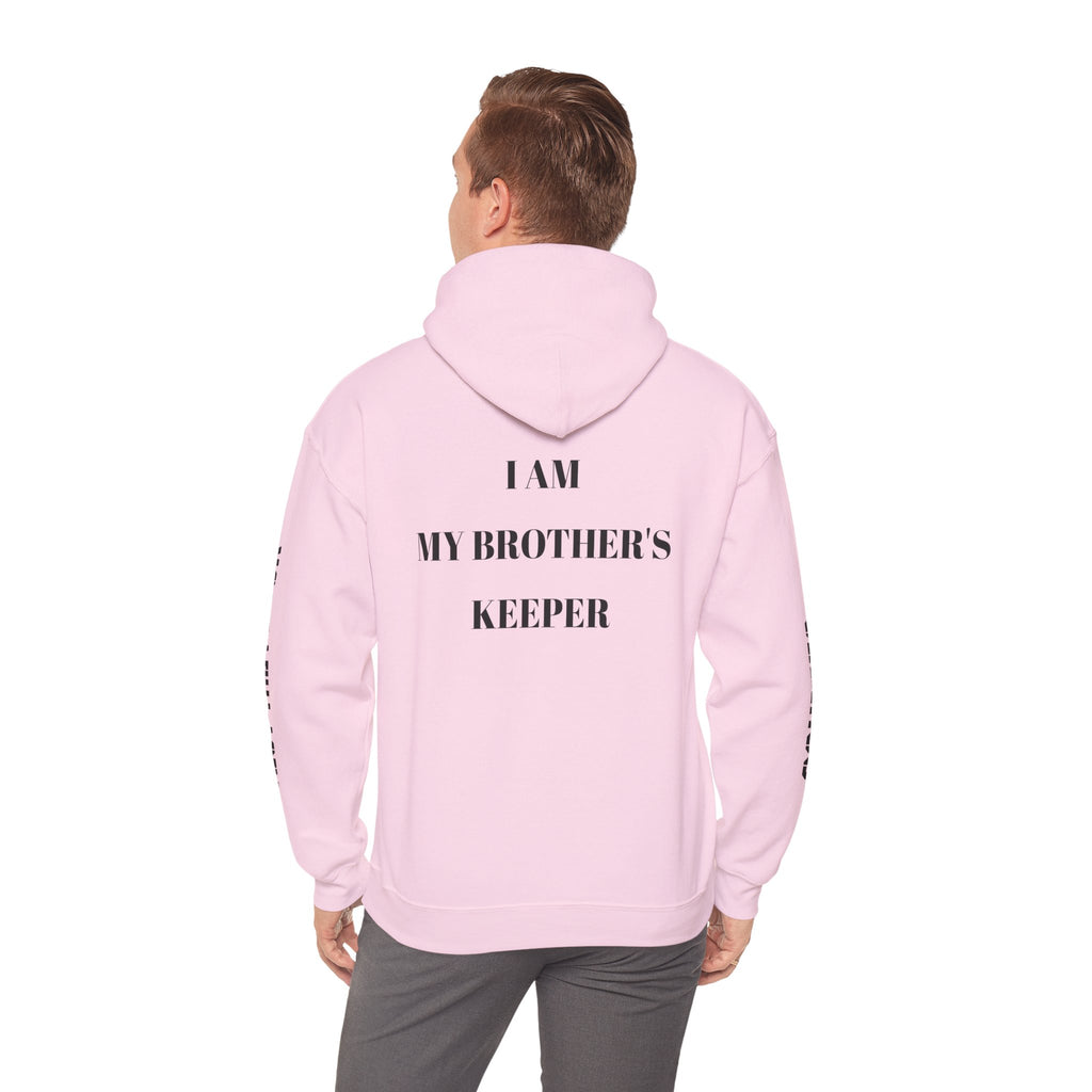 Proverbs 27:17 "I Am My Brother's Keeper" Hoodie — Christian Faith Pullover