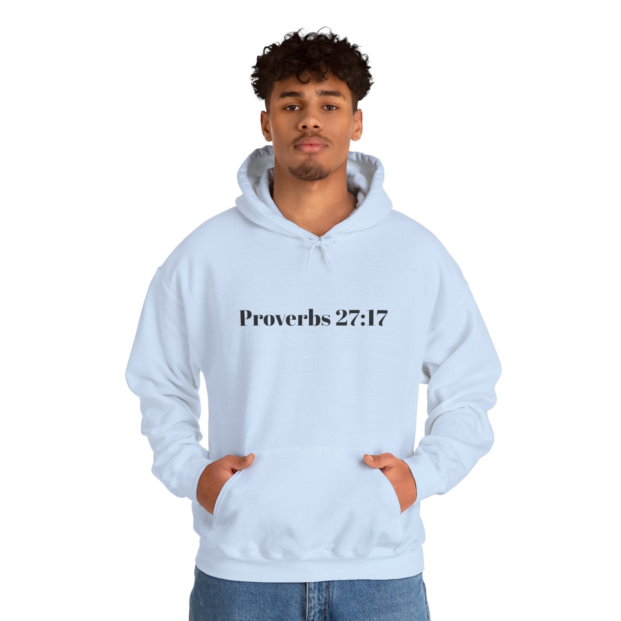 Proverbs 27:17 "I Am My Brother's Keeper" Hoodie — Christian Faith Pullover