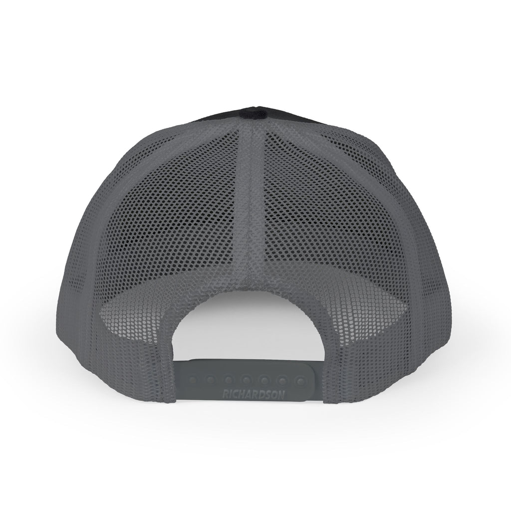 Priority Target Trucker Cap — Distressed Text Snapback Hat