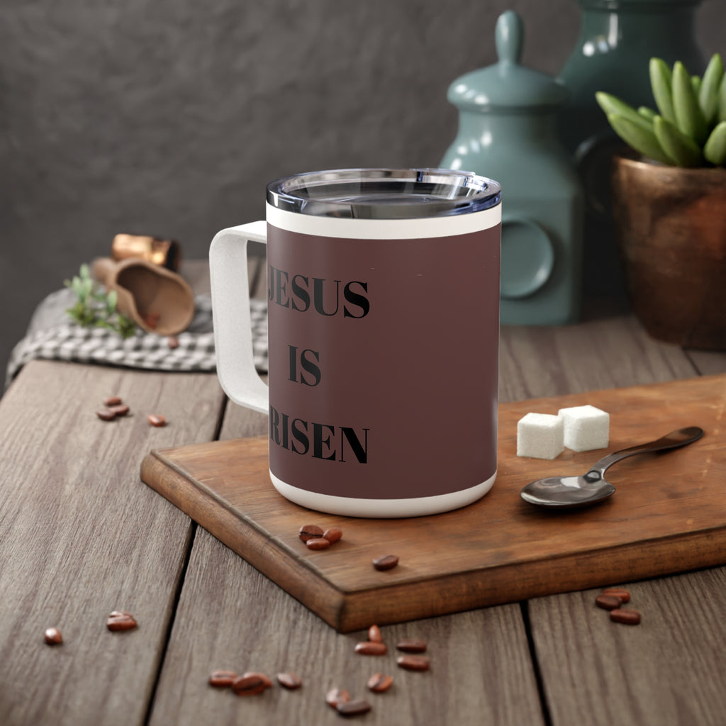 Jesus is Risen, Lidded 10oz mug