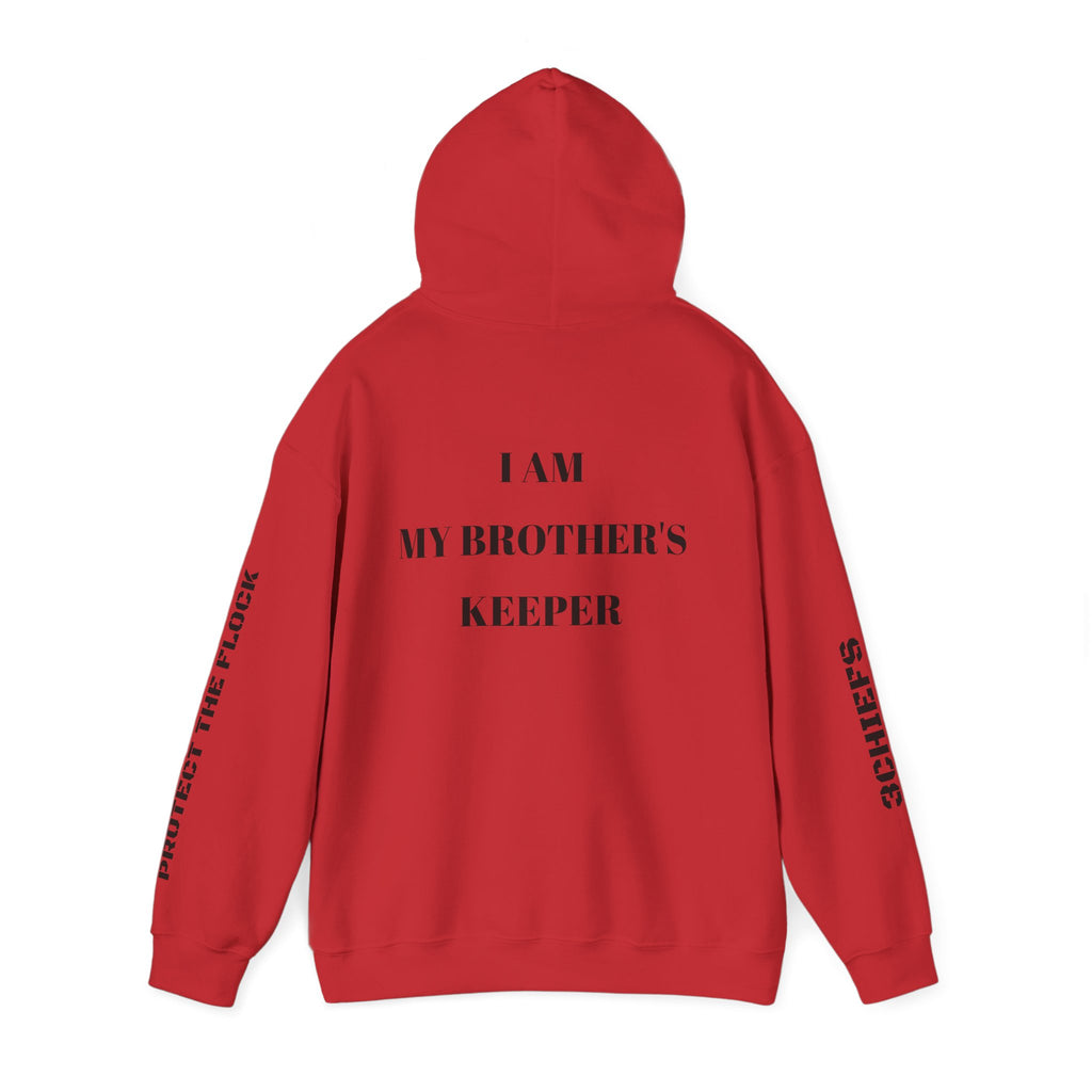 Proverbs 27:17 "I Am My Brother's Keeper" Hoodie — Christian Faith Pullover