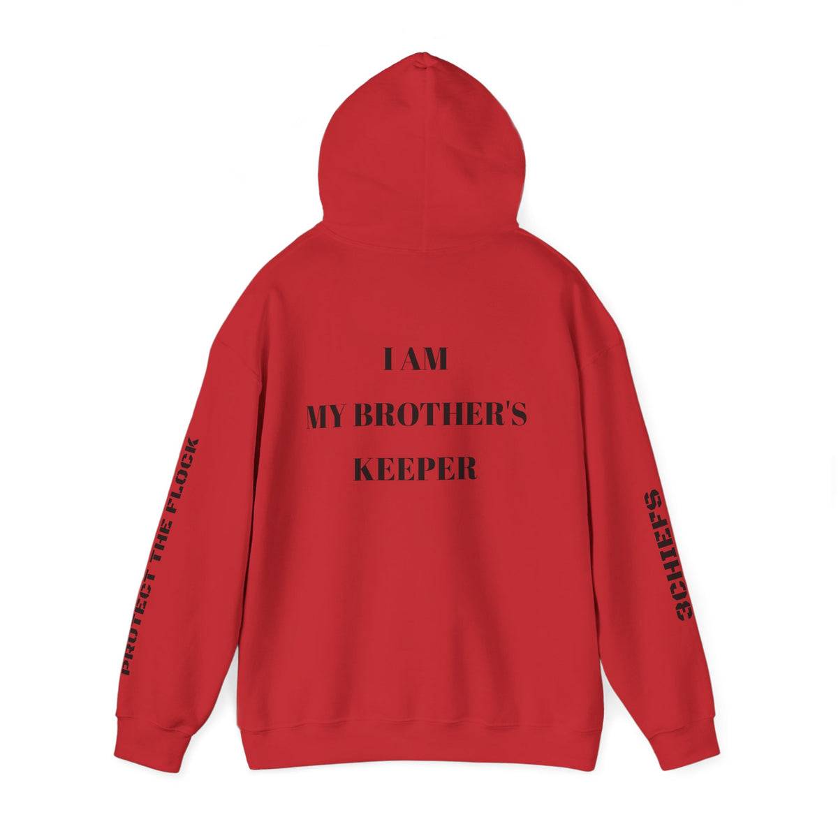 Proverbs 27:17 "I Am My Brother's Keeper" Hoodie — Christian Faith Pullover